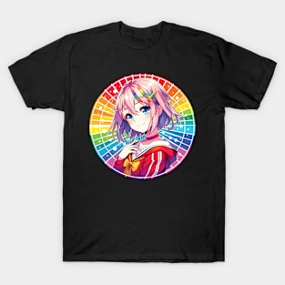 LGBTQIA+ Anime girl T-Shirt